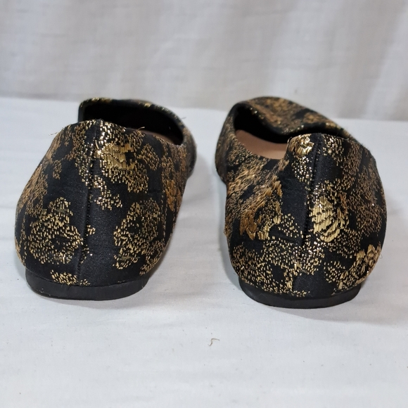 Christian Siriano for Payless Flats in Gold & Black Size 9.5 - Picture 2 of 3